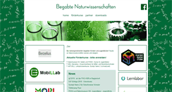 Desktop Screenshot of natwibegabte.ch